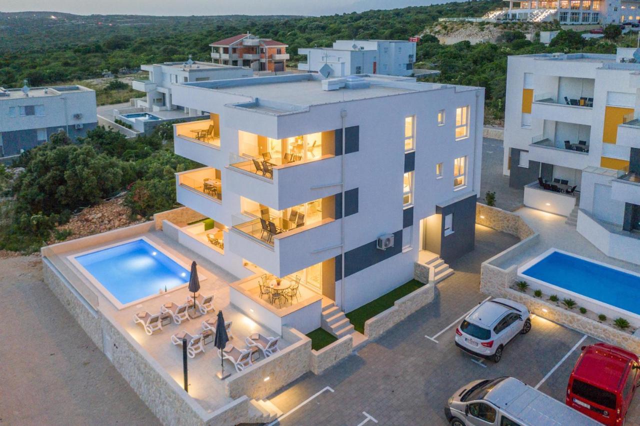 Sara Luxury Apartment With A Pool Novalja Zewnętrze zdjęcie