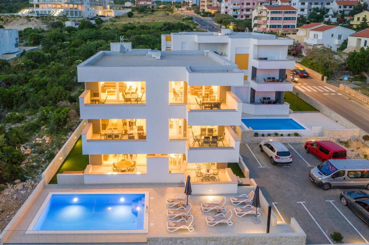 Sara Luxury Apartment With A Pool Novalja Zewnętrze zdjęcie